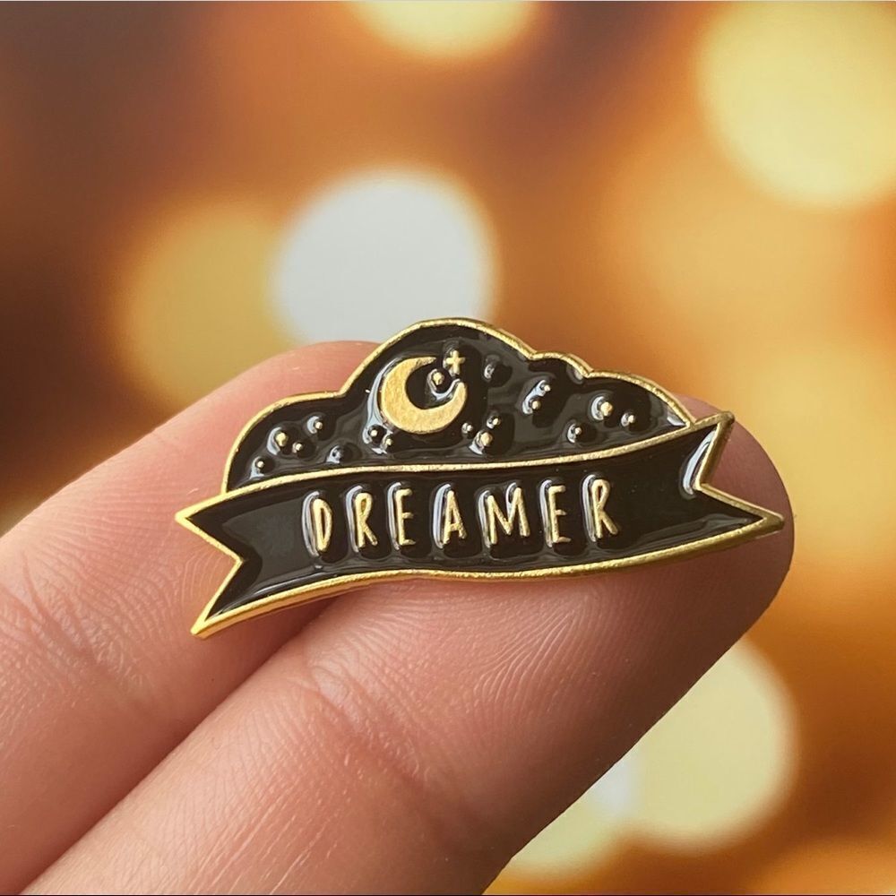 Dreamer Banner Enamel Pin/ Brooch